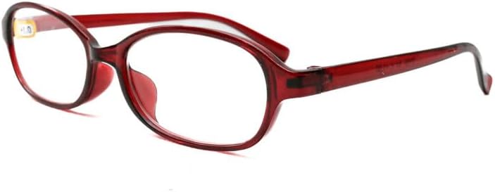 Daiso Oval Reading Glasses - Plus 1.0 Magnification - Assorted Red - Image 2
